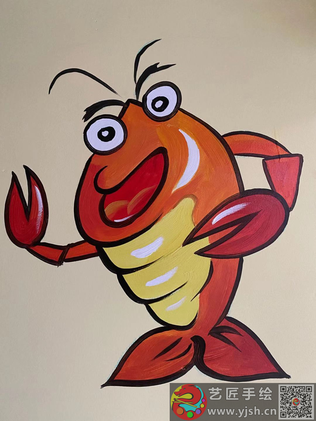 海口坡博海鮮店墻繪